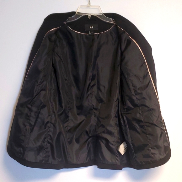 H&M Black Blazer Jacket Size 12 - Picture 6 of 10